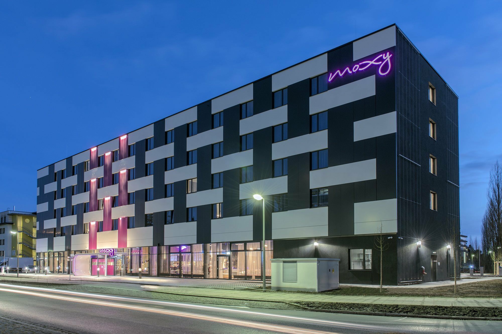 Moxy Munich Messe Hotel Aschheim Exterior foto